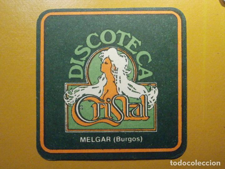 Outros artigos de papel: Posavasos Pub, Disco-Bar, Discoteca - Cristal - Melgar de Fernomental - Burgos