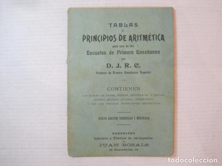 Paper Collecting Others: TABLAS Y PRINCIPIOS DE ARITMETICA PARA USO ESCUELAS 1&ordf; ENSE&Ntilde;ANZA-VER FOTOS-(K-4939)
