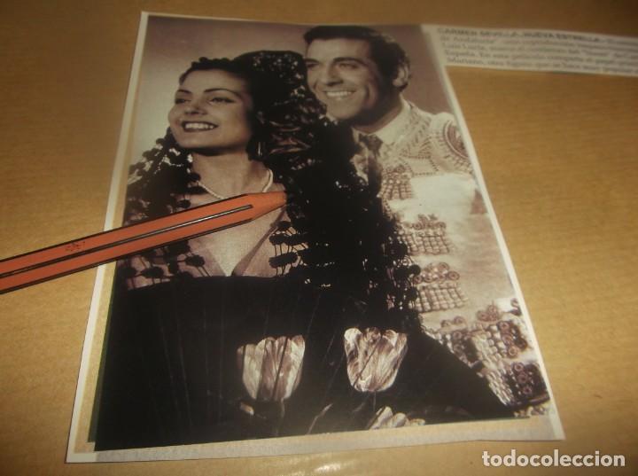 Otros Art&iacute;culos de Coleccionismo en Papel: RECORTE PEGATINA A&Ntilde;O 1997.-CARMEN SEVILLA,LUIS MARIANO . A&Ntilde;O 1951.MEDIDAS=13X9.CM