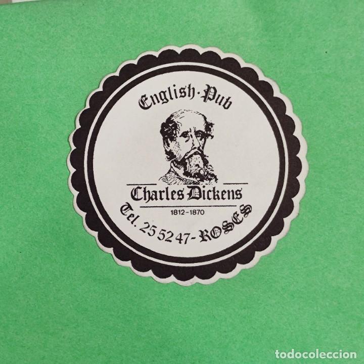 Otros art&iacute;culos de coleccionismo en papel: POSAVASOS - ENGLISH PUB CHARLES DICKENS - ROSES GIRONA