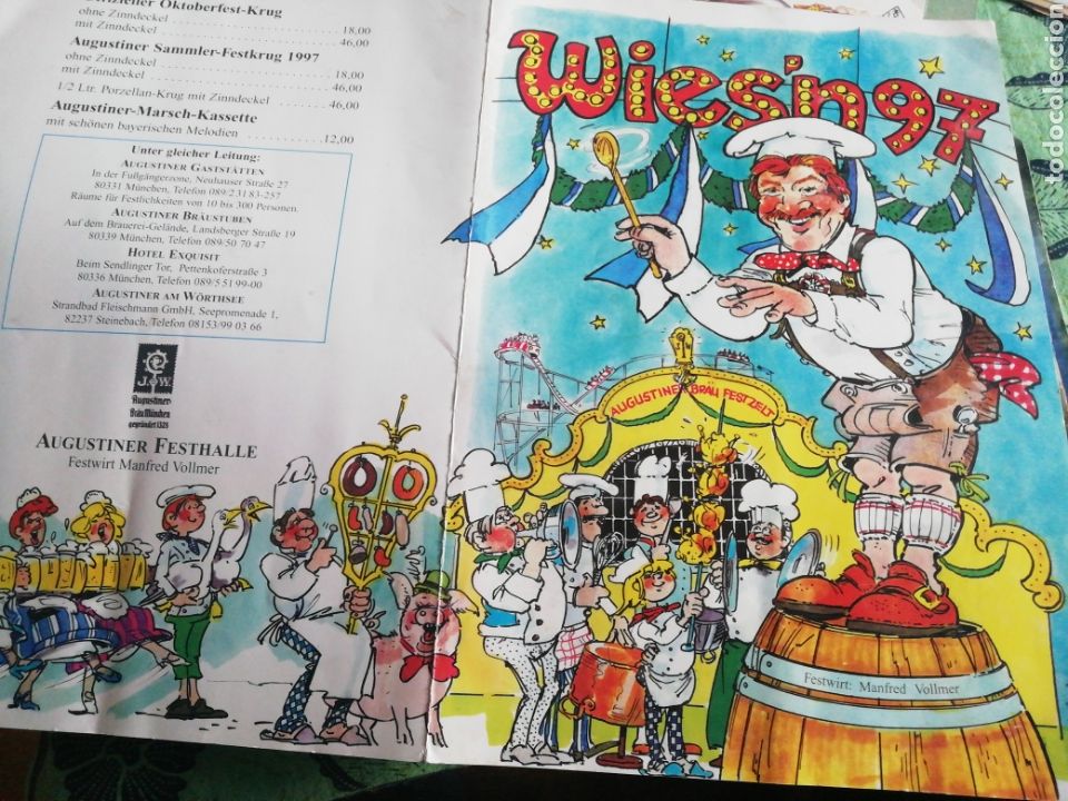 Otros art&iacute;culos de coleccionismo en papel: Carta menu restaurante - Foto 6