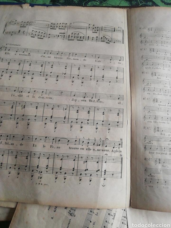 Otros art&iacute;culos de coleccionismo en papel: Partitura musical - Foto 3