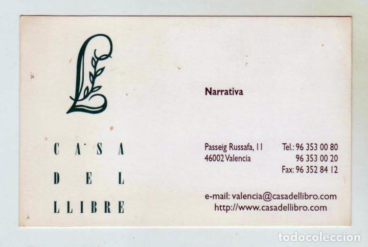 Otros art&iacute;culos de coleccionismo en papel: CASA DEL LLIBRE - TARJETA - PERFECTO ESTADO