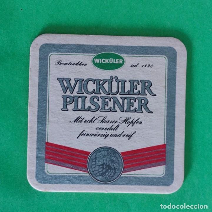 Otros art&iacute;culos de coleccionismo en papel: POSAVASOS CERVEZA - WICKULER