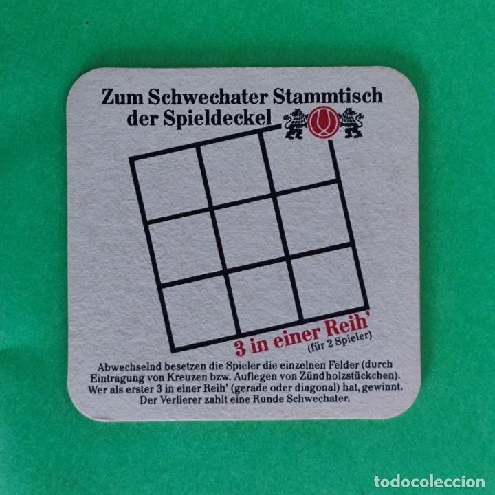 Sammelleidenschaft Andere Papierartikel: POSAVASOS CERVEZA - SCHWECHATER / 3 IN EINER REIH&rsquo;