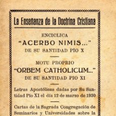 Otros Artículos de Coleccionismo en Papel: ENCICLICA CASTI ACERBO NIMIS DE PIO X