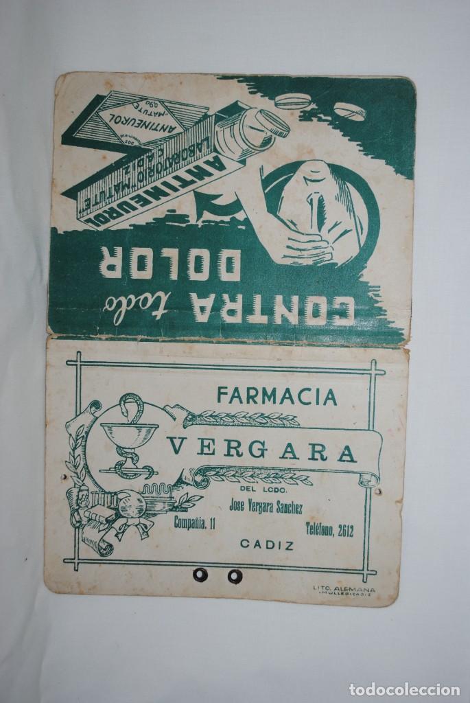 Otros art&iacute;culos de coleccionismo en papel: FARMACIA VERGARA , COMPA&Ntilde;IA 11 , CADIZ