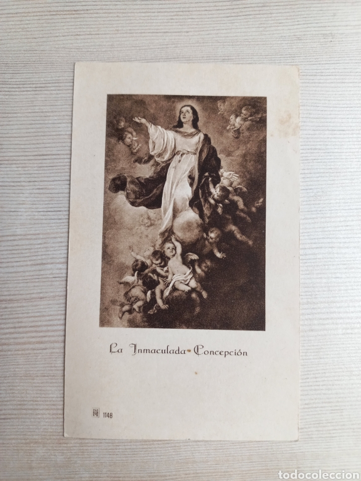 Otros art&iacute;culos de coleccionismo en papel: Estampa de La Inmaculada Concepci&oacute;n. - Foto 1