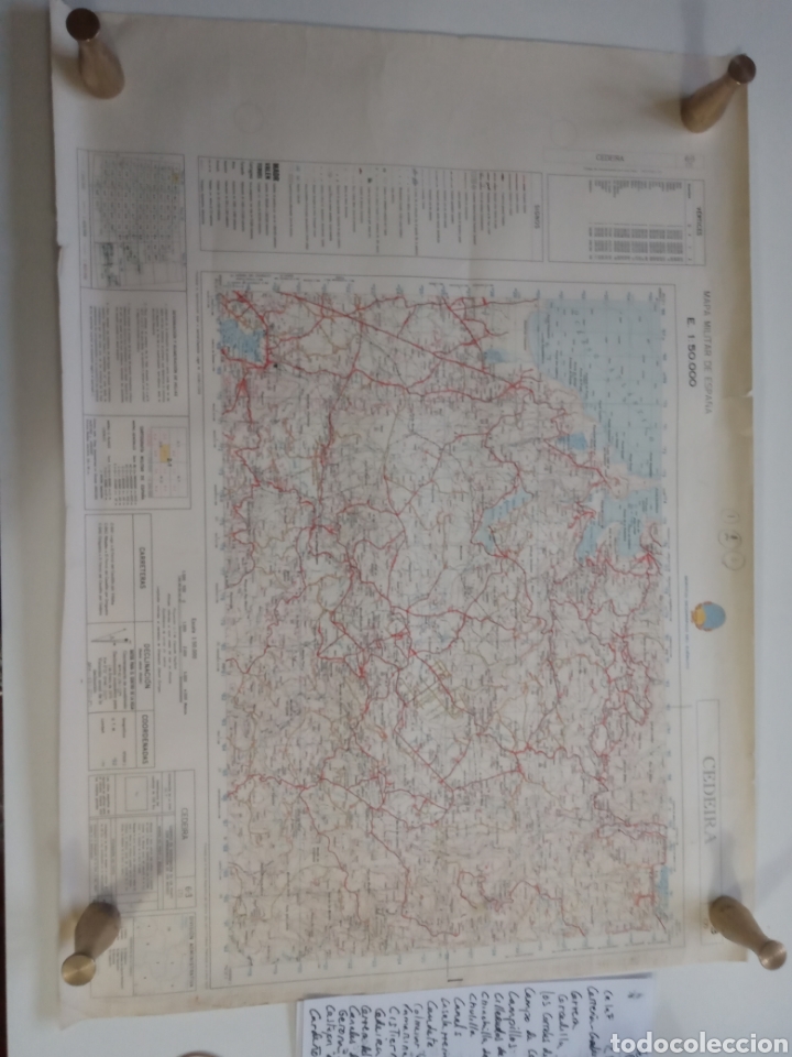 Otros art&iacute;culos de coleccionismo en papel: Mapa Militar Cedeira