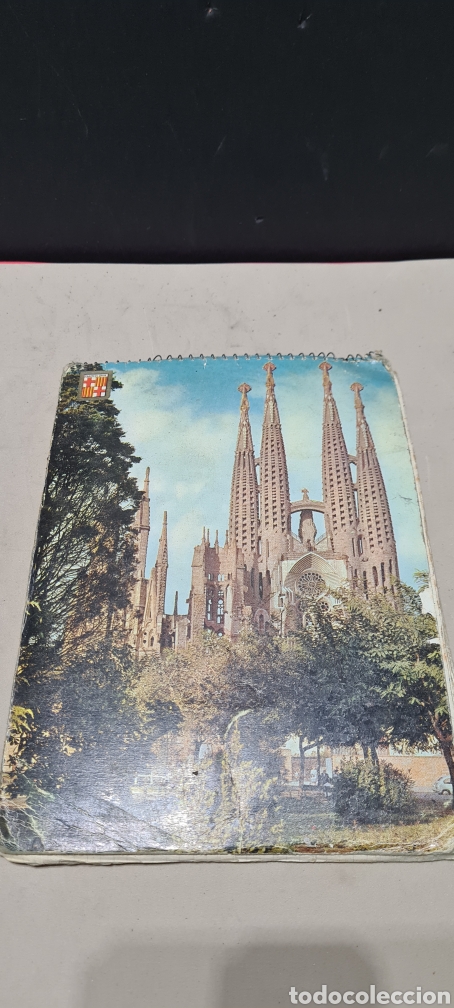 Otros Art&iacute;culos de Coleccionismo en Papel: Preciosa libreta escolar usada. Barcelona. Templo de la Sagrada Fam&iacute;lia.
