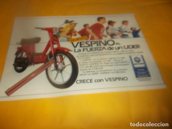 Otros Art&iacute;culos de Coleccionismo en Papel: RECORTE PUBLICIDAD 1984 - MOTO VESPA - MOTO VESPINO LIDER