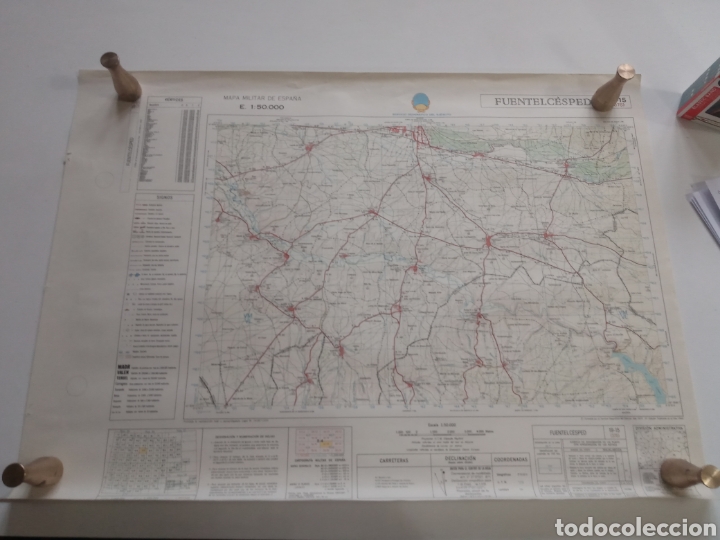 Otros art&iacute;culos de coleccionismo en papel: Mapa Militar Fuentecesped