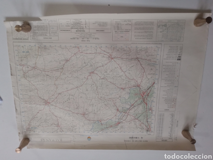 Otros art&iacute;culos de coleccionismo en papel: Mapa Militar Baltanas