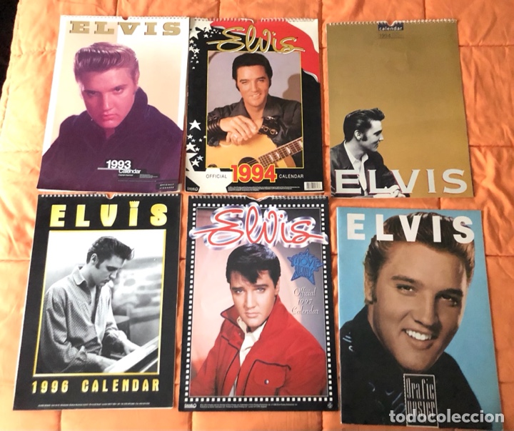 Otros art&iacute;culos de coleccionismo en papel: ELVIS PRESLEY-LOTE CALENDARIOS 1993, 1994 OFFICIAL,1994,1996 MAS GRAFIC POSTER-CALENDAR LOT.