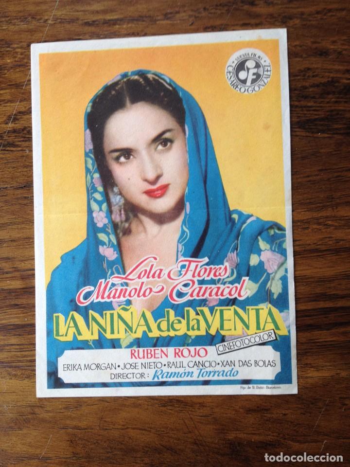 Otros art&iacute;culos de coleccionismo en papel: Publicidad de pelicula La ni&ntilde;a de la venta con LOLA FLORES