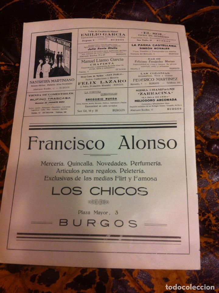 Outros artigos de papel: HOJA A&Ntilde;O 1929 (VIDA GR&Aacute;FICA ESPA&Ntilde;OLA) BURGOS. FRANCISCO ALONSO (MERCER&Iacute;A) SASTRER&Iacute;A MARTINIANO