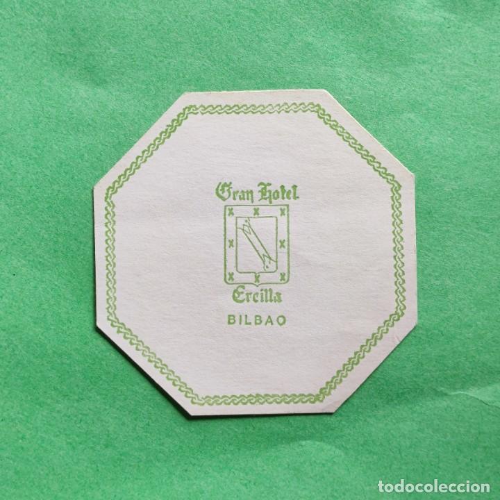 Outros artigos de papel: POSAVASOS - BIZKAIA - HOTEL ERCILLA - BILBAO