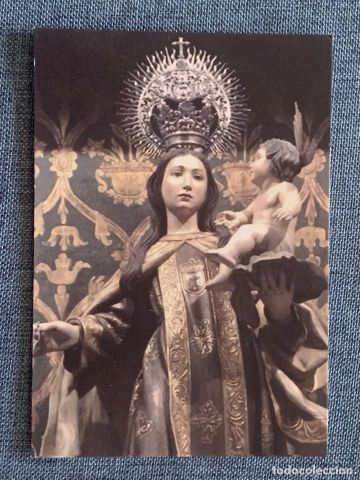 Otros Art&iacute;culos de Coleccionismo en Papel: Estampa en cartulina de la Virgen Nuestra Se&ntilde;ora del Carmen, Ermita La Pililla. Tama&ntilde;o: 7 x 10 cm.