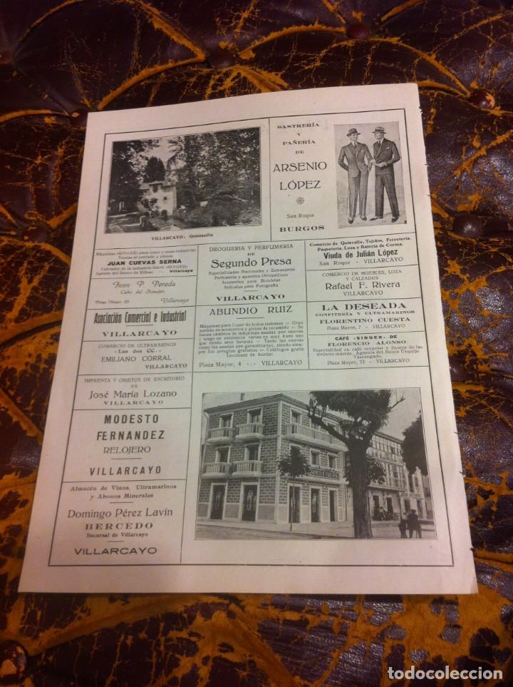 Outros artigos de papel: HOJA A&Ntilde;O 1929 (VIDA GR&Aacute;FICA ESPA&Ntilde;OLA) ANUNCIANTES DE VILLARCAYO.
