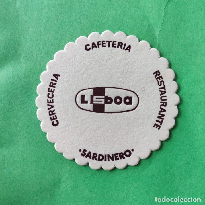 Otros art&iacute;culos de coleccionismo en papel: POSAVASOS - CANTABRIA - SANTANDER - CAFETERIA CERVECERIA RESTAURANTE LISBOA