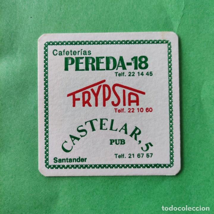 Outros artigos de papel: POSAVASOS - CANTABRIA - SANTANDER - CAFETERIAS PEREDA-18 FRYPSIA PUB CASTELAR 5