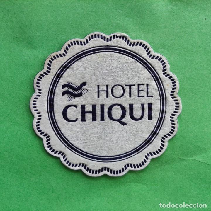 Outros artigos de papel: POSAVASOS - CANTABRIA - SANTANDER - HOTEL CHIQUI (CELULOSA)