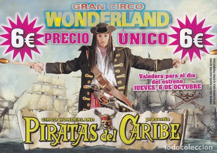 Otros Art&iacute;culos de Coleccionismo en Papel: FOLLETO PUBLICIDAD. GRAN CIRCO WONDERLAND. PIRATAS DEL CARIBE. SAMIL (VIGO)