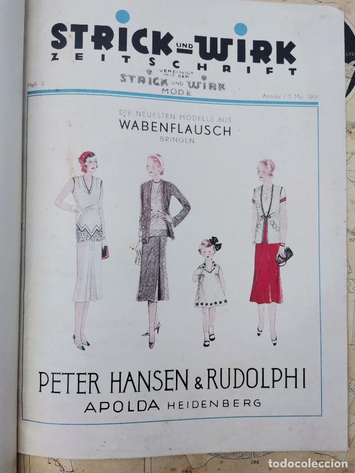Paper Collecting Others: 1931 CAT&Aacute;LOGO MODA STRICK UND WIRK - PETER HANSEN & RUDOLPHI - APOLDA HEIDENBERG