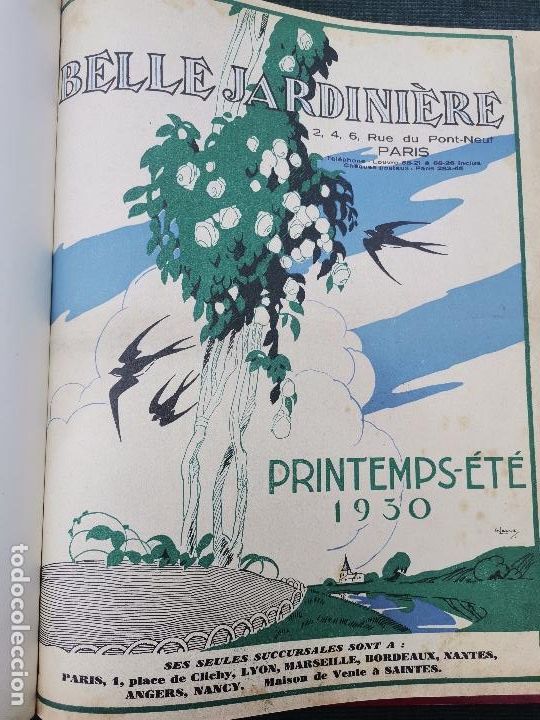 Paper Collecting Others: 1930 CAT&Aacute;LOGO MODA PRINTEMPS- &Eacute;T&Eacute; BELLE JARDINI&Egrave;RE RARO