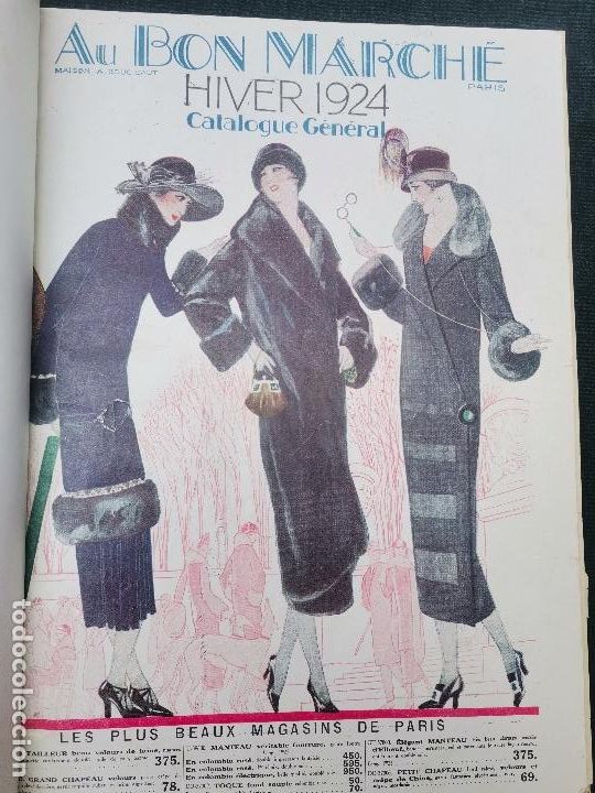 Paper Collecting Others: 1924 CAT&Aacute;LOGO MODA - AU BON MARCHE - CATALOGO GENERAL RARO