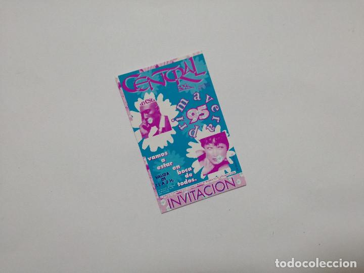 Otros Art&iacute;culos de Coleccionismo en Papel: FLYER ENTRADA INVITACION - DISCOTECA CENTRAL ROCK