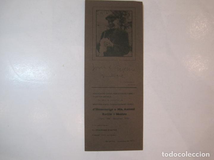 Outros artigos de papel: ASSOCIACIO CATALANA ESCOLTISME GUIATGE CATALA-HOMENATGE ANTONI BATLLE I MESTRE-VER FOTOS-(K-5056)