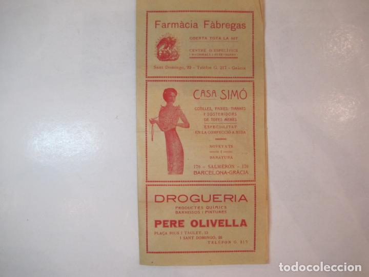 Outros artigos de papel: BARCELONA PUBLICITAT ANTIGA-EL CANT DE LA SENYERA-VER FOTOS-(K-5059)
