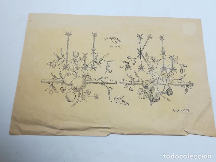 Collectionnisme Papier divers: PATR&Oacute;N DE LA BOLSA DE REGALOS N&ordm; 12 Y N&ordm; 15. ALMACENES LA GIRALDA. F.N.NOGALES. VER