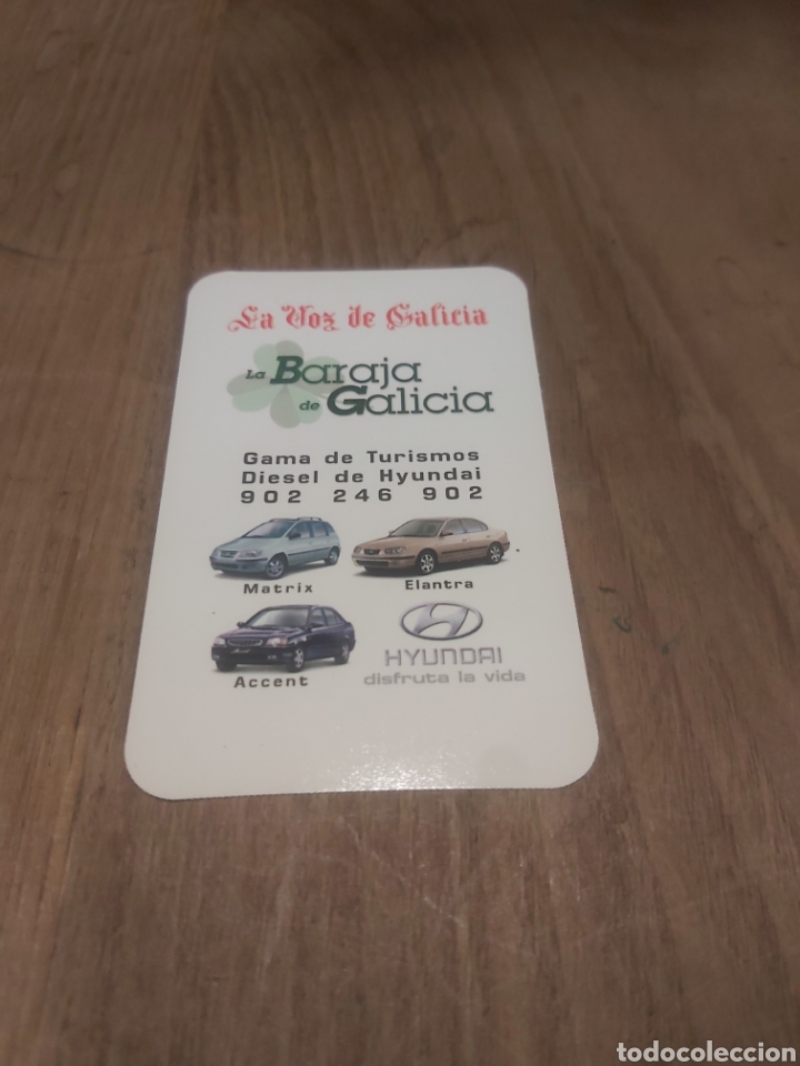 Collectionnisme Papier divers: LA VOZ GALICIA CARTA BARAJA VINTAGE PUBLICIDAD HYNDAI