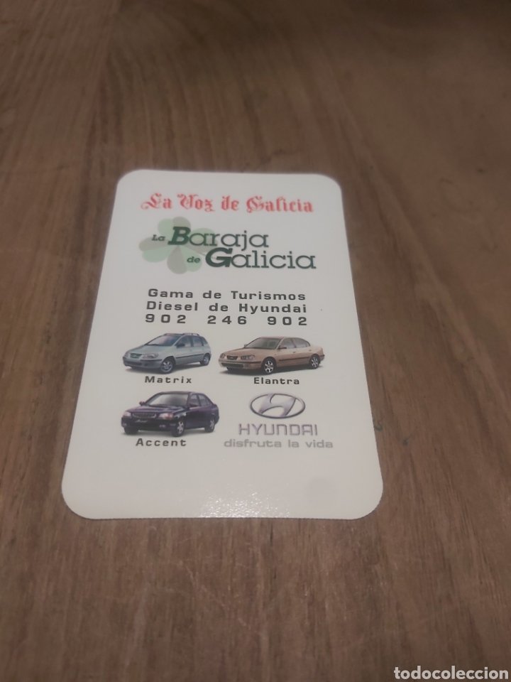 Otros Art&iacute;culos de Coleccionismo en Papel: HYNDAI COCHES PUBLICIDAD LA VOZ GALICIA CARTA BARAJA REY PERCEBES FERNANDO II
