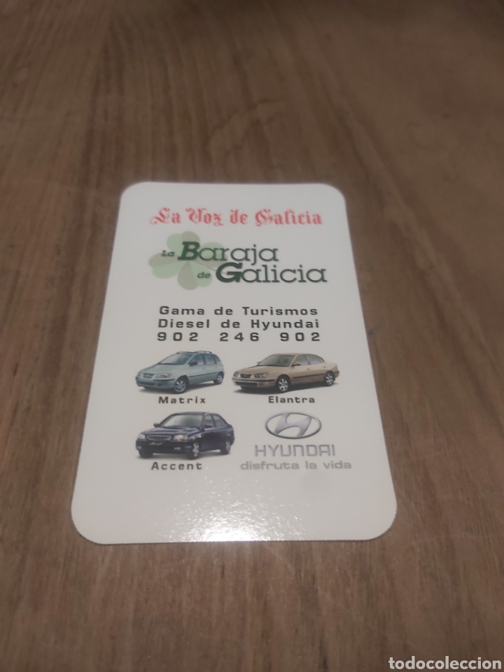 Sammelleidenschaft Andere Papierartikel: vieiras 7 CARTA BARAJA VINTAGE PUBLICIDAD HYNDAI LA VOZ GALICIA