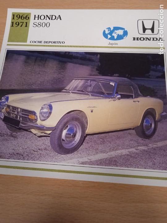 Otros art&iacute;culos de coleccionismo en papel: Editorial Planeta- DeAgostini.Ficha t&eacute;cnica 14x14 cms.Datos al dorso. Honda S800