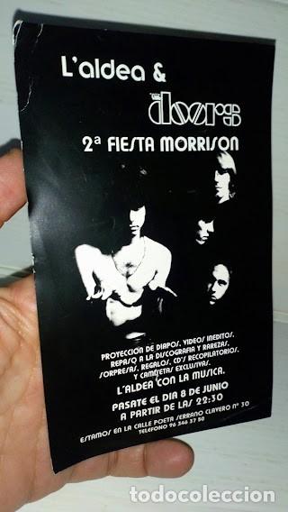 Otros Art&iacute;culos de Coleccionismo en Papel: Publicidad L'aldea & doors 2&ordf; fiesta Morrison - L'Aldea con la musica
