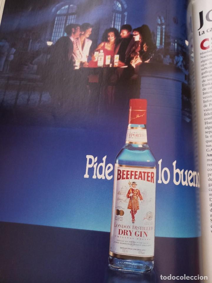 Otros art&iacute;culos de coleccionismo en papel: PUBLICIDAD BEBIDAS ALCOHOLICAS. ANUNCIO DE GINEBRA BEEFEATER. RECORTE TIEMPO 10&ordm; ANIVERSARIO,1992
