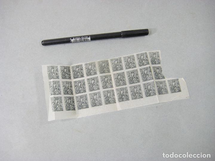 Otros Art&iacute;culos de Coleccionismo en Papel: LOTE DE PEQUE&Ntilde;OS SELLOS DE PAPEL FINO CON LA IMAGEN DE LA VIRGEN