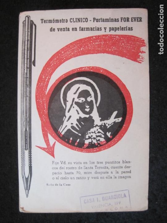 Otros Art&iacute;culos de Coleccionismo en Papel: TEMOMETRO CLINICO PORTAMINAS-PUBLICIDAD ANTIGUA-VER FOTOS-(86.922)
