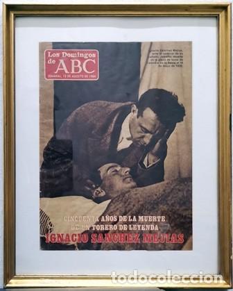 Otros Art&iacute;culos de Coleccionismo en Papel: PORTADA DE ABC 50 ANIVERSARIO MUERTE DEL TORERO JOSELITO EN 1920 - CUADRO-499