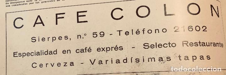 Otros art&iacute;culos de coleccionismo en papel: Publicidad original a&ntilde;o 1943. 'Caf&eacute; Col&oacute;n', Sevilla. 6 x 21 cm. Buen estado.