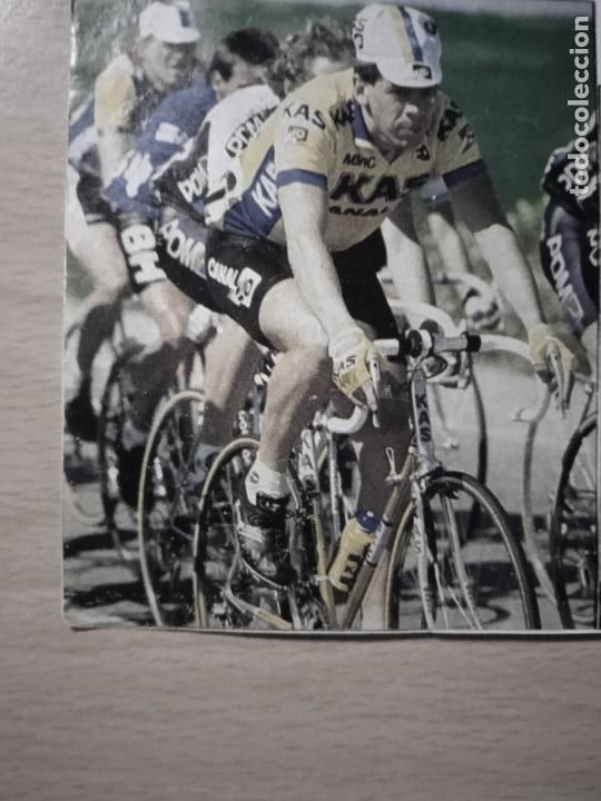 Otros Art&iacute;culos de Coleccionismo en Papel: Recorte de revista deportiva. Pello Ruiz Cabestany (KAS). Ciclismo. Espa&ntilde;a