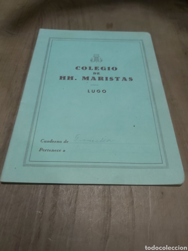 Otros Art&iacute;culos de Coleccionismo en Papel: 1946 LUGO LIBRETA HERMANOS MARISTAS GRAMATICA