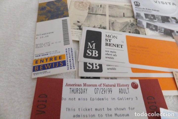 Otros art&iacute;culos de coleccionismo en papel: ENTRADAS MUSEOS - Foto 3