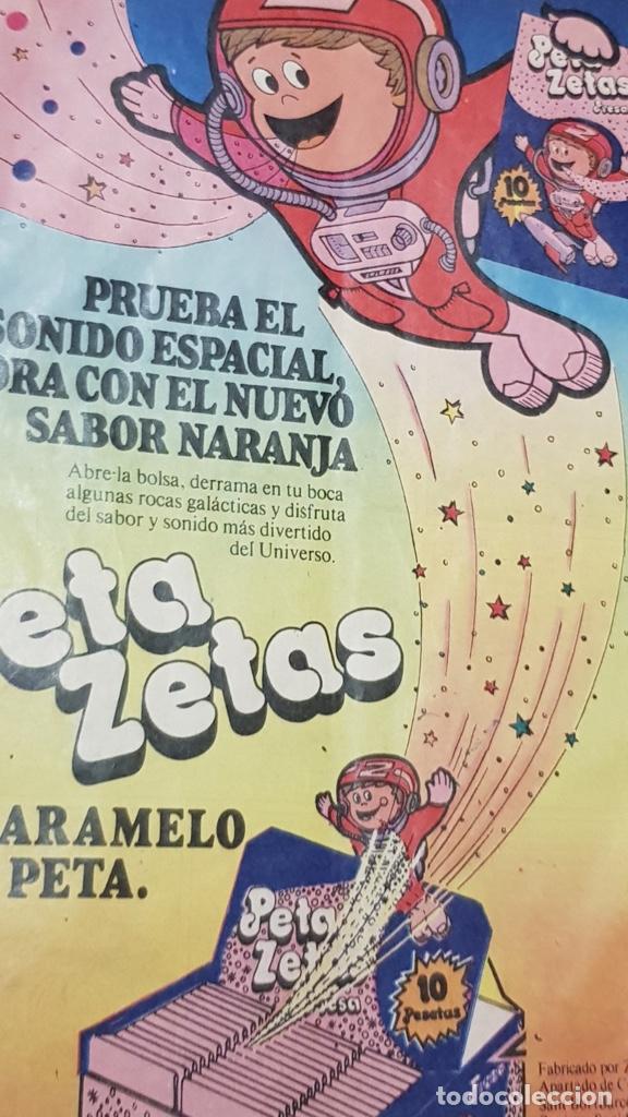 Otros art&iacute;culos de coleccionismo en papel: Anuncio publicidad Dulces, chuches kiosko. &rdquo;PETAZETAS-PHOSKITOS&rdquo; A&ntilde;os 70.
