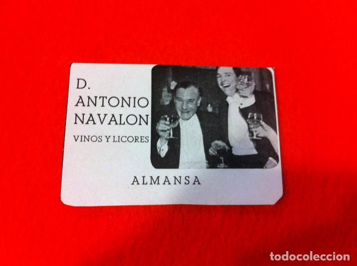 Paper Collecting Others: ANUNCIO PUBLICITARIO DE 1940. ANTONIO NAVAL&Oacute;N. VINOS Y LICORES. ALMANSA