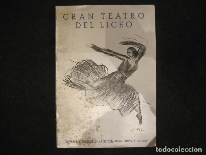 Otros art&iacute;culos de coleccionismo en papel: GRAN TEATRO DEL LICEO-PRIMAVERA 1935-BALLET RUSO-PROGRAMA ANTIGUO-VER FOTOS-(K-5269)